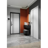 Дверь SV DOORS "Royal 5" "Эмалит белый" ДГ