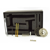 Ручка ARMADILLO на квадратной розетке MATRIX USQ-7-SN