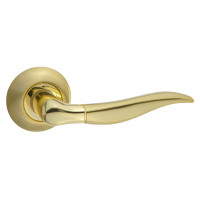 Ручка PUERTO на круглой розетке INAL 508-08 SB/PB (золото) Ручка PUERTO на круглой розетке INAL 508-08 SB/PB (золото)