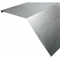 Конек из оцинкованной стали 250x250x2000 мм.